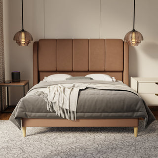 Brinley Fabric Bed Frame (Water Repellent & Pet friendly)