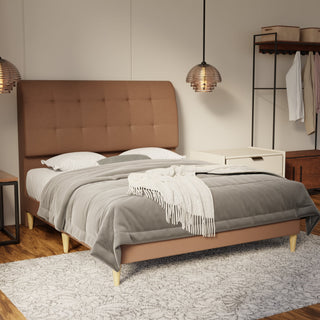 Haldor Fabric Bed Frame (Water Repellent & Pet friendly)
