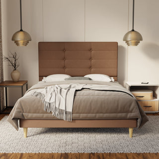 Kaelen Fabric Bed Frame (Water Repellent & Pet friendly) By Esteller