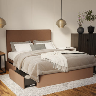 Kira Fabric Drawer Bed Frame (Water Repellent & Pet Friendly) By Esteller