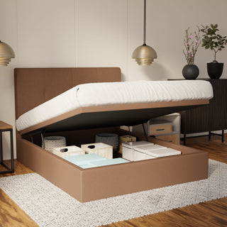 Lyra Fabric Storage Bed Frame (Water Repellent & Pet Friendly) By Esteller