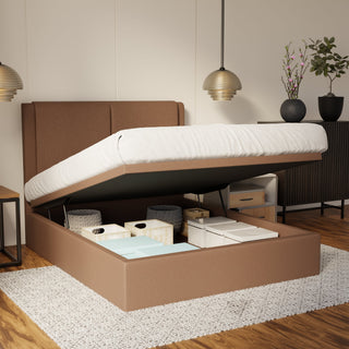 Vance Fabric Storage Bed Frame (Water Repellent & Pet Friendly) By Esteller