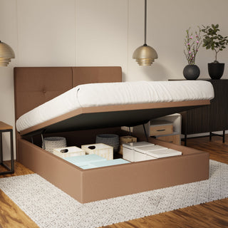 Rylan Fabric Storage Bed Frame (Water Repellent & Pet Friendly) By Esteller