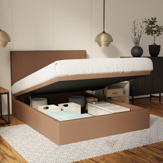 Kira Fabric Storage Bed Frame (Water Repellent & Pet Friendly) By Esteller