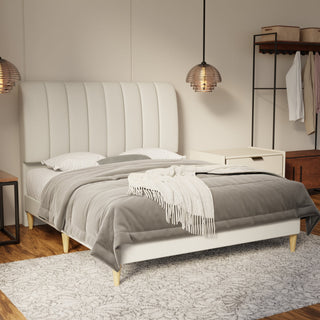 Trevino Fabric Bed Frame (Water Repellent & Pet friendly)