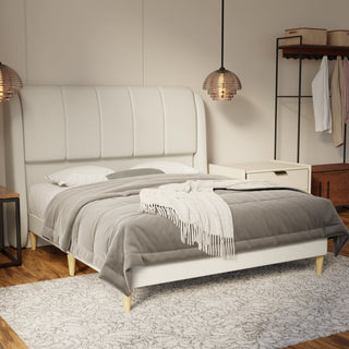 Brinley Fabric Bed Frame (Water Repellent & Pet friendly)
