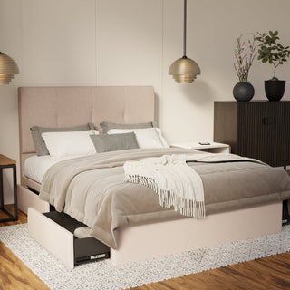 Lyra Fabric Drawer Bed Frame (Water Repellent & Pet Friendly) By Esteller