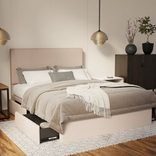 Kira Fabric Drawer Bed Frame (Water Repellent & Pet Friendly) By Esteller
