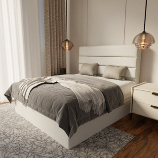 Corlune Fabric Storage Bed Frame (Water Repellent & Pet Friendly)