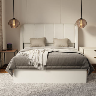 Brinley Fabric Storage Bed Frame (Water Repellent & Pet Friendly)