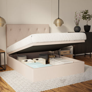 Valen Fabric Storage Bed Frame (Water Repellent & Pet Friendly) By Esteller