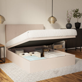 Lyra Fabric Storage Bed Frame (Water Repellent & Pet Friendly) By Esteller