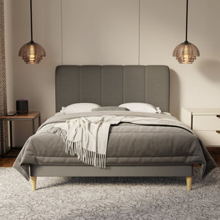 Caldrin Fabric Bed Frame (Water Repellent & Pet friendly) by Esteller