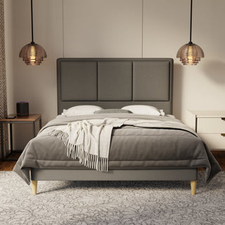 Velmira Fabric Bed Frame (Water Repellent & Pet friendly) by Esteller