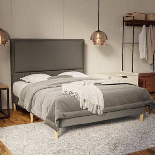 Shiro Fabric Bed Frame (Water Repellent & Pet friendly) by Esteller