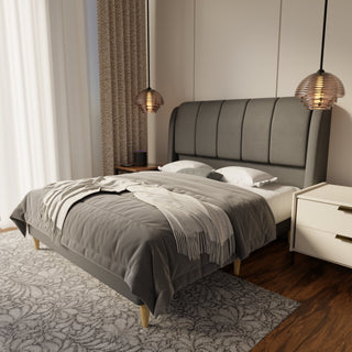Brinley Fabric Bed Frame (Water Repellent & Pet friendly)