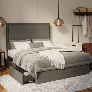 Shiro Fabric Drawer Bed Frame (Water Repellent & Pet friendly)
