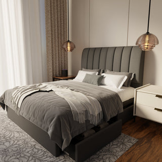 Trevino Fabric Drawer Bed Frame (Water Repellent & Pet friendly)