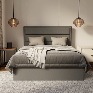 Zorvain Fabric Storage Bed Frame (Water Repellent & Pet Friendly)