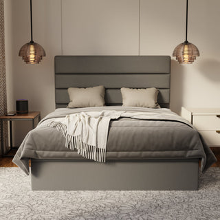 Corlune Fabric Storage Bed Frame (Water Repellent & Pet Friendly)