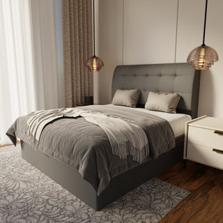 Haldor Fabric Storage Bed Frame (Water Repellent & Pet Friendly) by Esteller