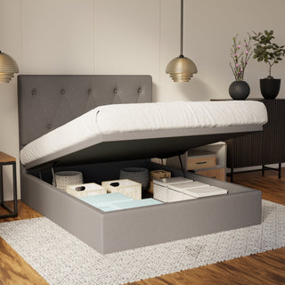 Valen Fabric Storage Bed Frame (Water Repellent & Pet Friendly) By Esteller