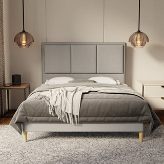 Velmira Fabric Bed Frame (Water Repellent & Pet friendly) by Esteller