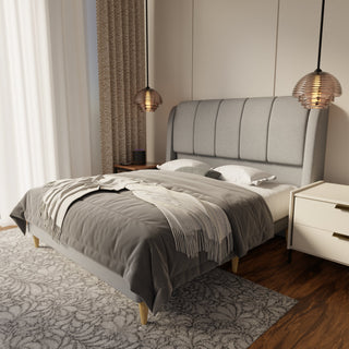 Brinley Fabric Bed Frame (Water Repellent & Pet friendly)