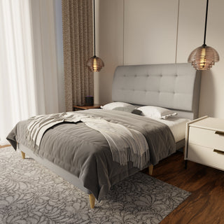 Haldor Fabric Bed Frame (Water Repellent & Pet friendly)