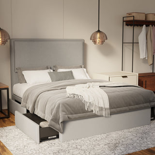 Shiro Fabric Drawer Bed Frame (Water Repellent & Pet friendly)