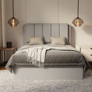 Asteron Fabric Storage Bed Frame (Water Repellent & Pet Friendly)