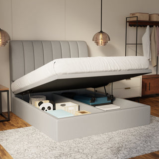Trevino Fabric Storage Bed Frame (Water Repellent & Pet Friendly)