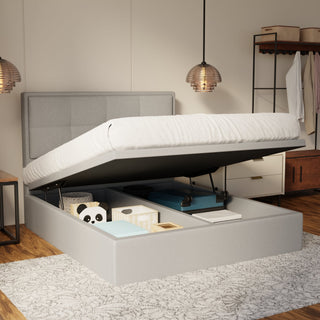 Solvane Fabric Storage Bed Frame (Water Repellent & Pet Friendly)