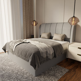 Brinley Fabric Storage Bed Frame (Water Repellent & Pet Friendly)