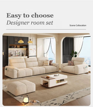 Sofa, armchair and footstool