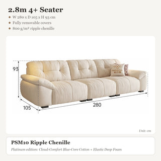 2.8m 4+ Seater