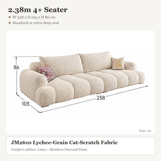 2.38m 4+ Seater