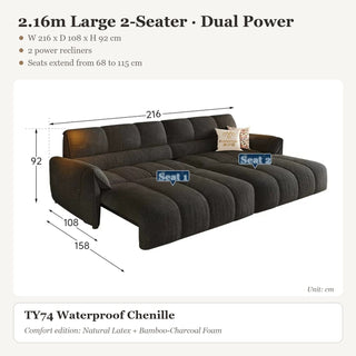 2.16m Large 2-Seater · Dual Power