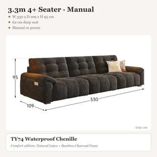 3.3m 4+ Seater · Manual
