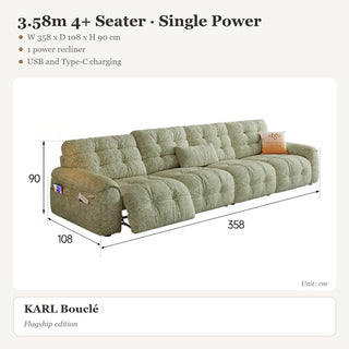 3.58m 4+ Seater · Single Power