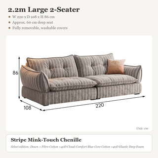 2.2m Large 2-Seater