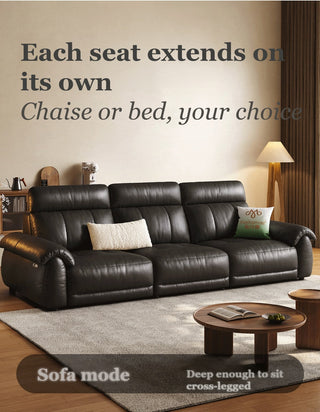 Each seat extends on its own