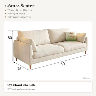 1.6m 2-Seater