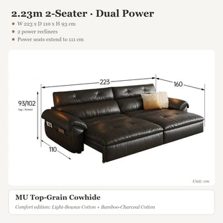 2.23m 2-Seater · Dual Power