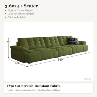 3.6m 4+ Seater