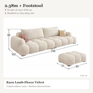 2.38m + Footstool