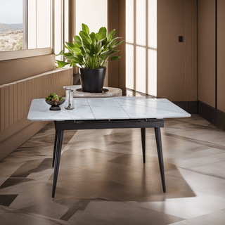 Finlay Sintered Stone Extendable Dining Table Singapore