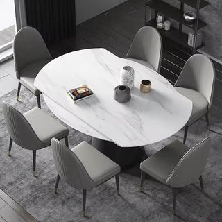 Frederica III Sintered Stone Extendable Dining Table Singapore