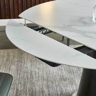 Frederica Sintered Stone Extendable Dining Table Singapore