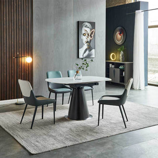 Frederica Sintered Stone Extendable Dining Table Singapore